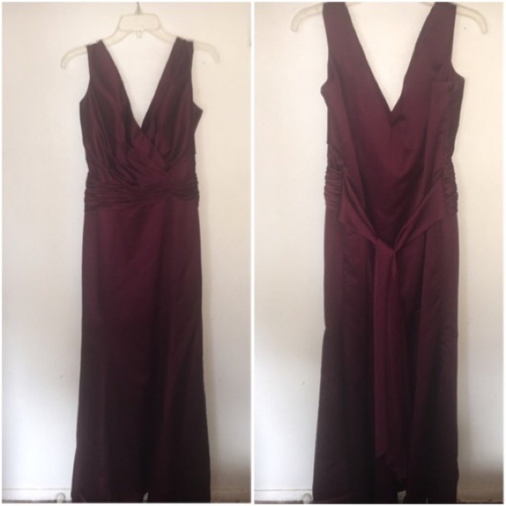 Gorgeous burgundy gown